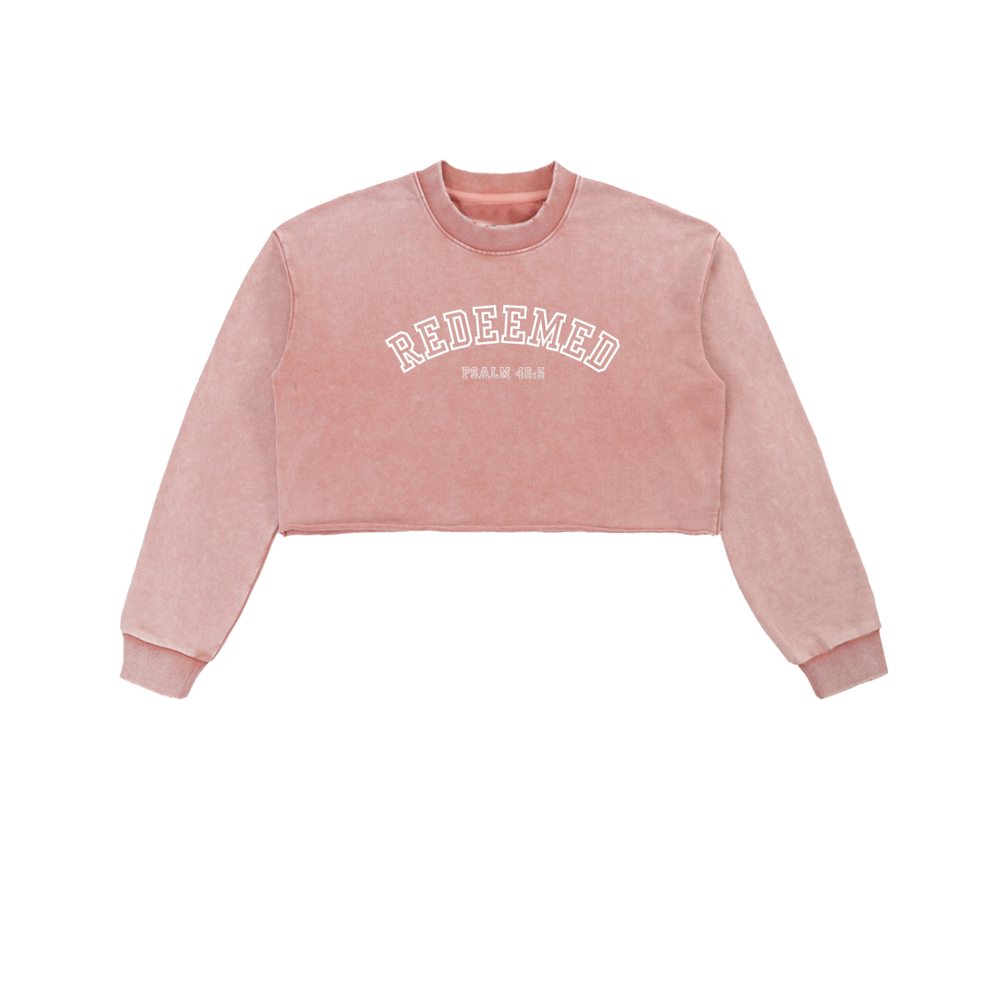 Redeemed Snow Washed Cropped Sweatshirt