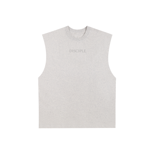 Disciple Raw Edge Cotton Tank Top