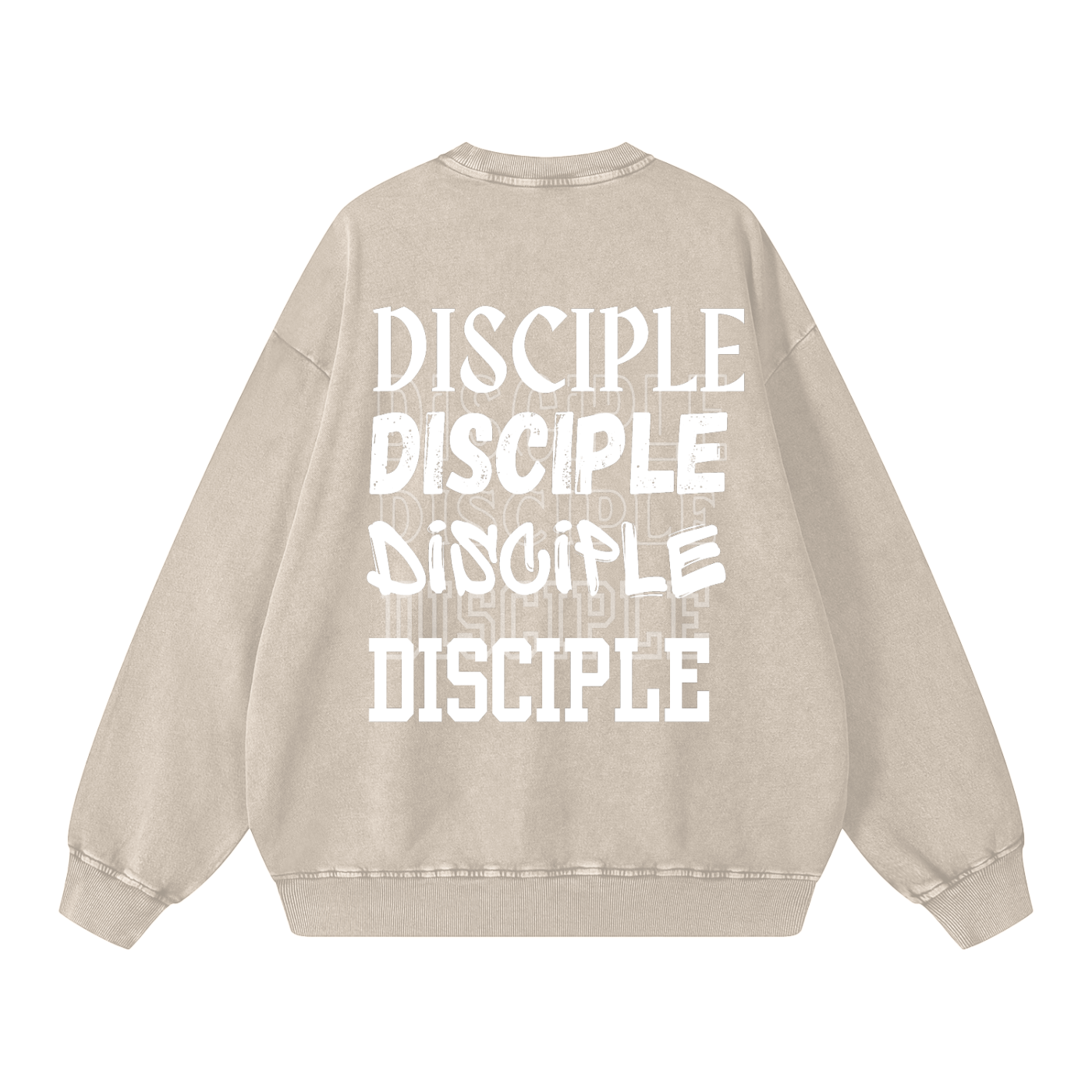 Disciple Snow Washed Oversized Sweatshirt