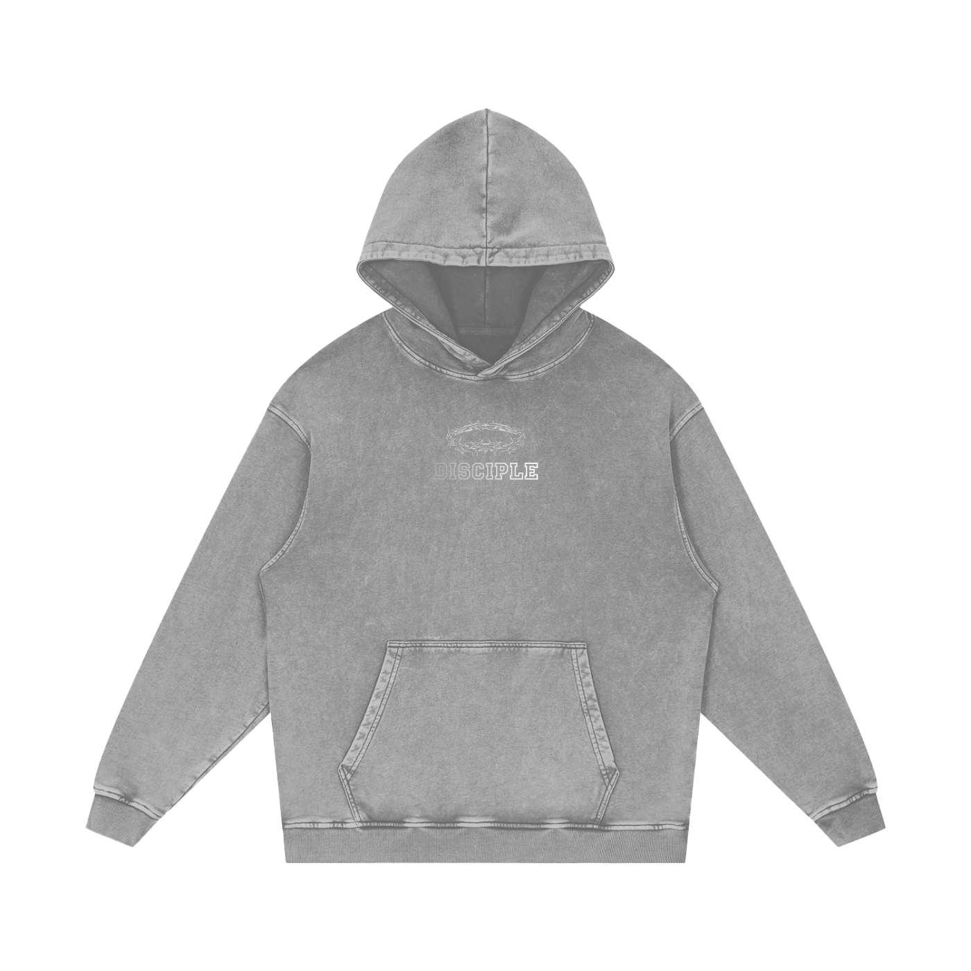Disciple Snow Washed Cotton Hoodie