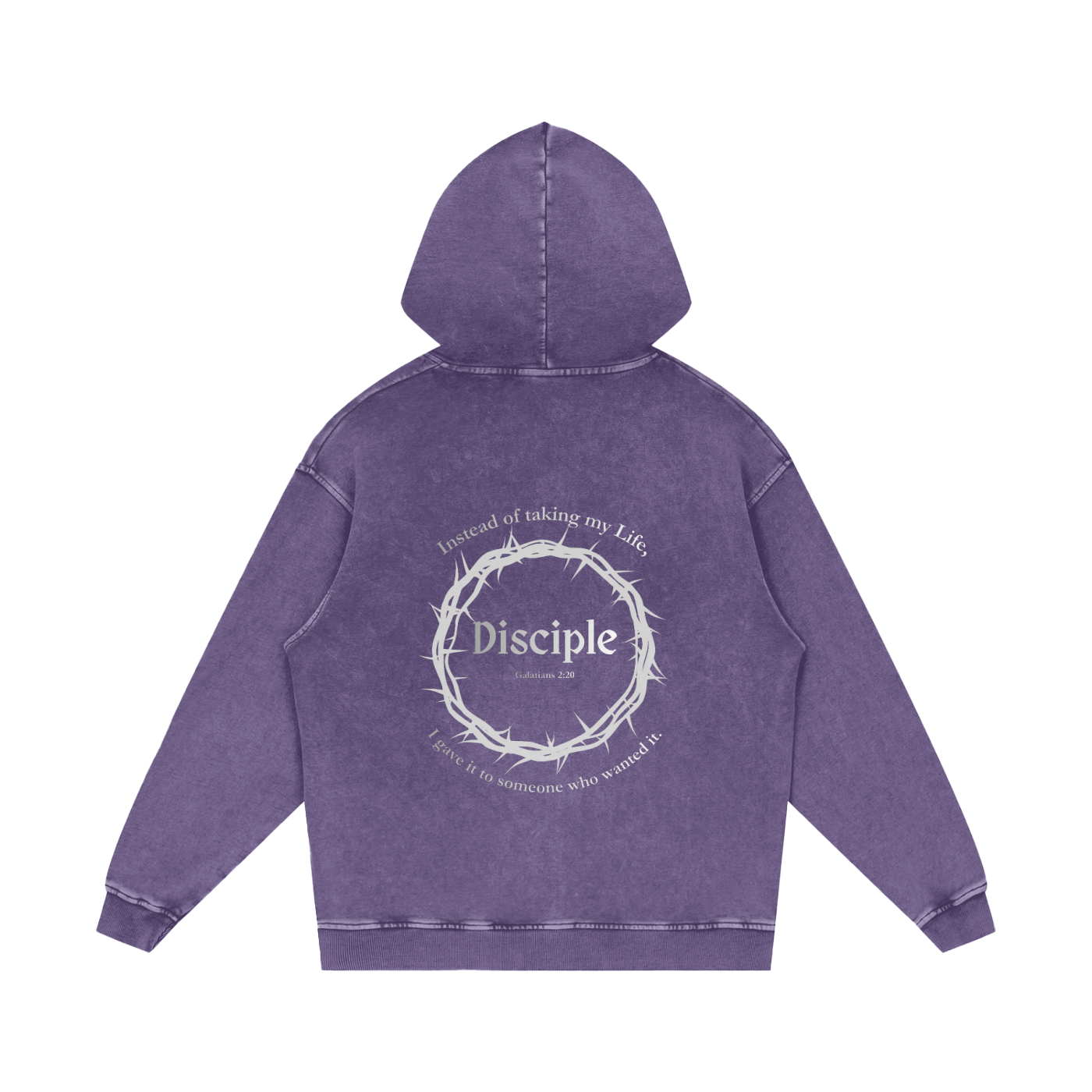 Disciple Snow Washed Cotton Hoodie