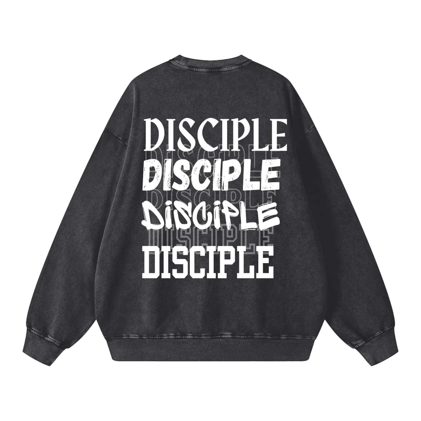 Disciple Snow Washed Oversized Sweatshirt