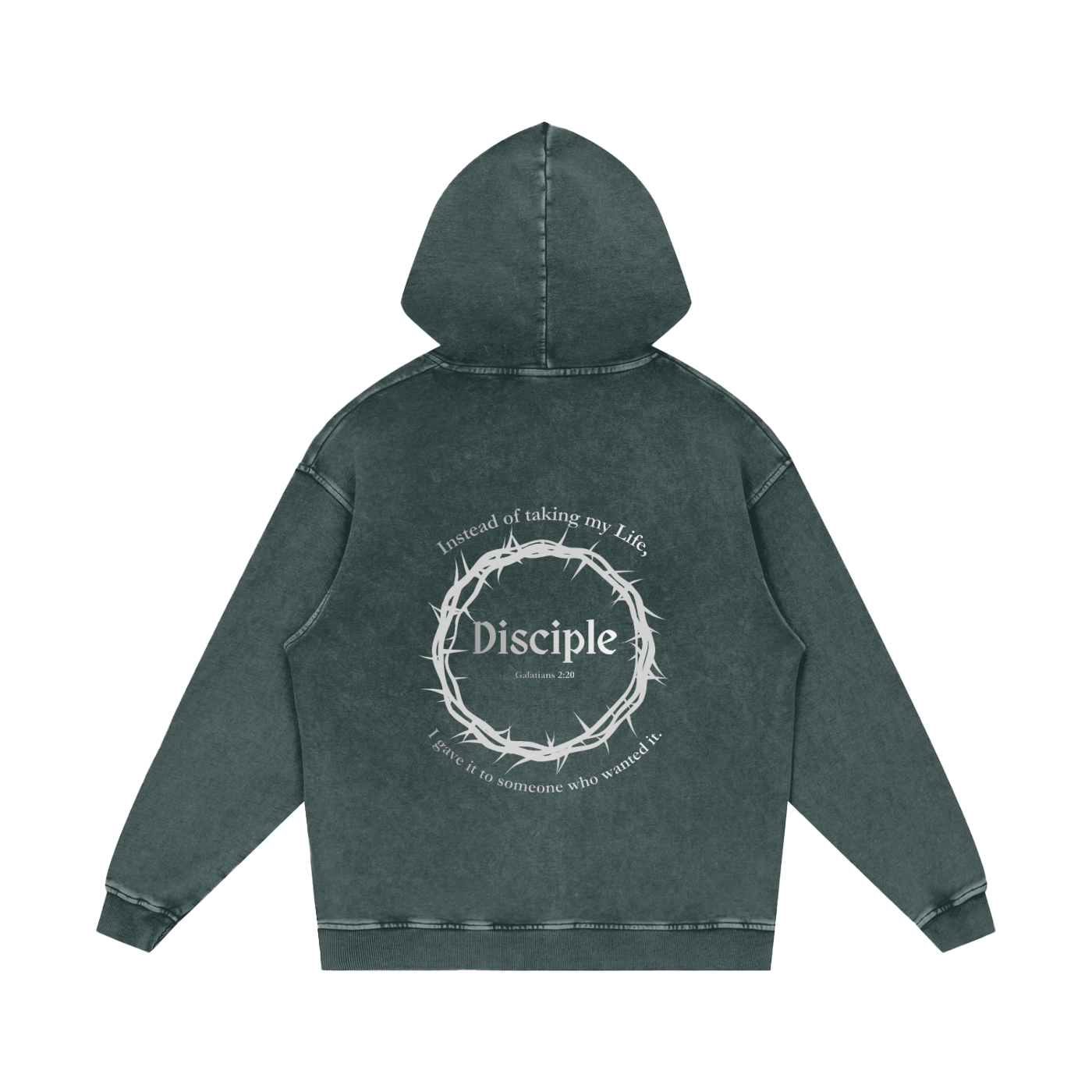 Disciple Snow Washed Cotton Hoodie