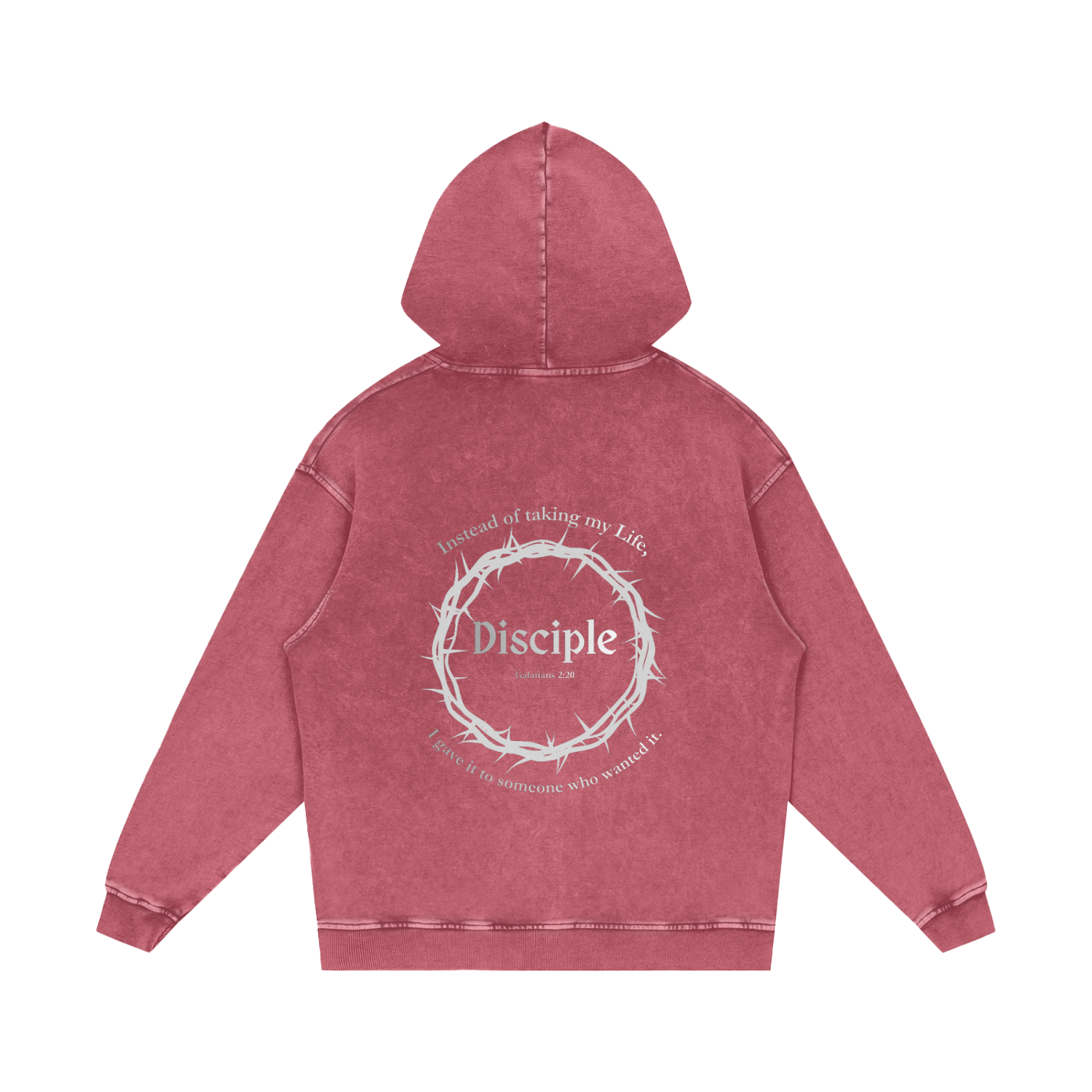 Disciple Snow Washed Cotton Hoodie