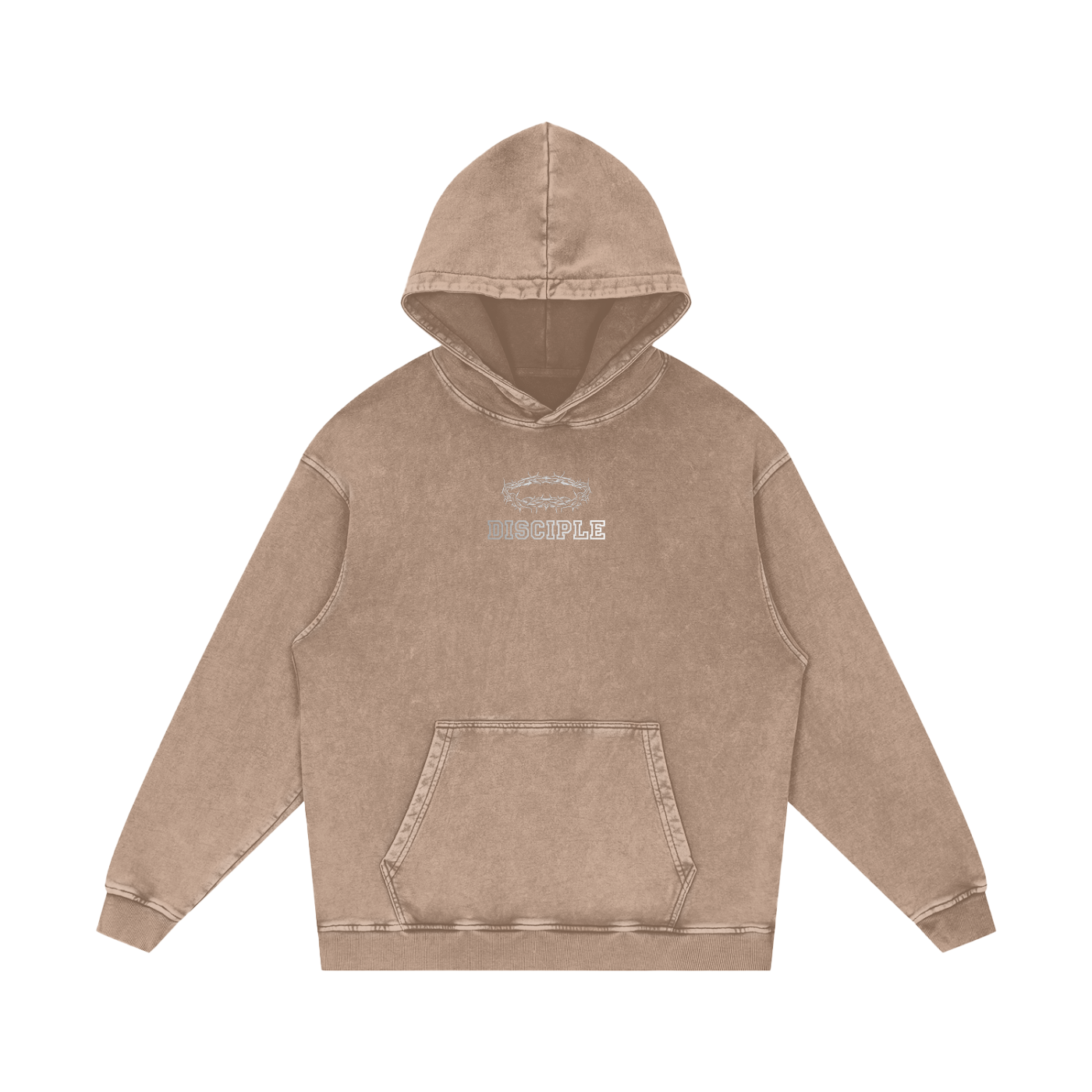 Disciple Snow Washed Cotton Hoodie