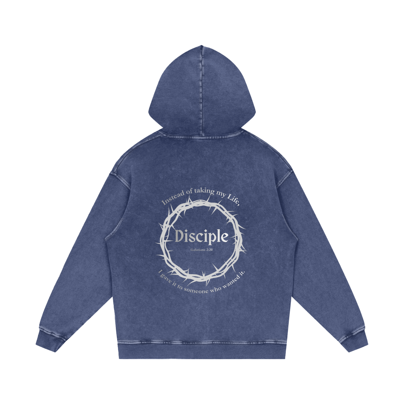 Disciple Snow Washed Cotton Hoodie