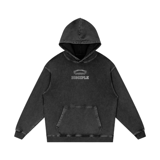 Disciple Snow Washed Cotton Hoodie