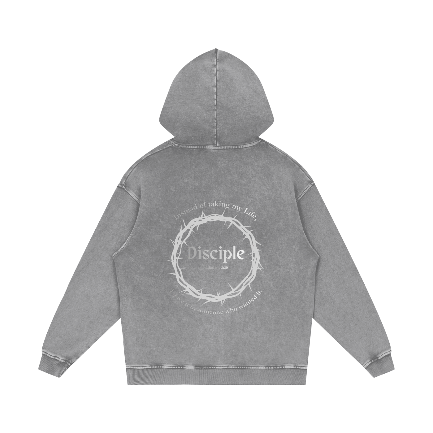 Disciple Snow Washed Cotton Hoodie