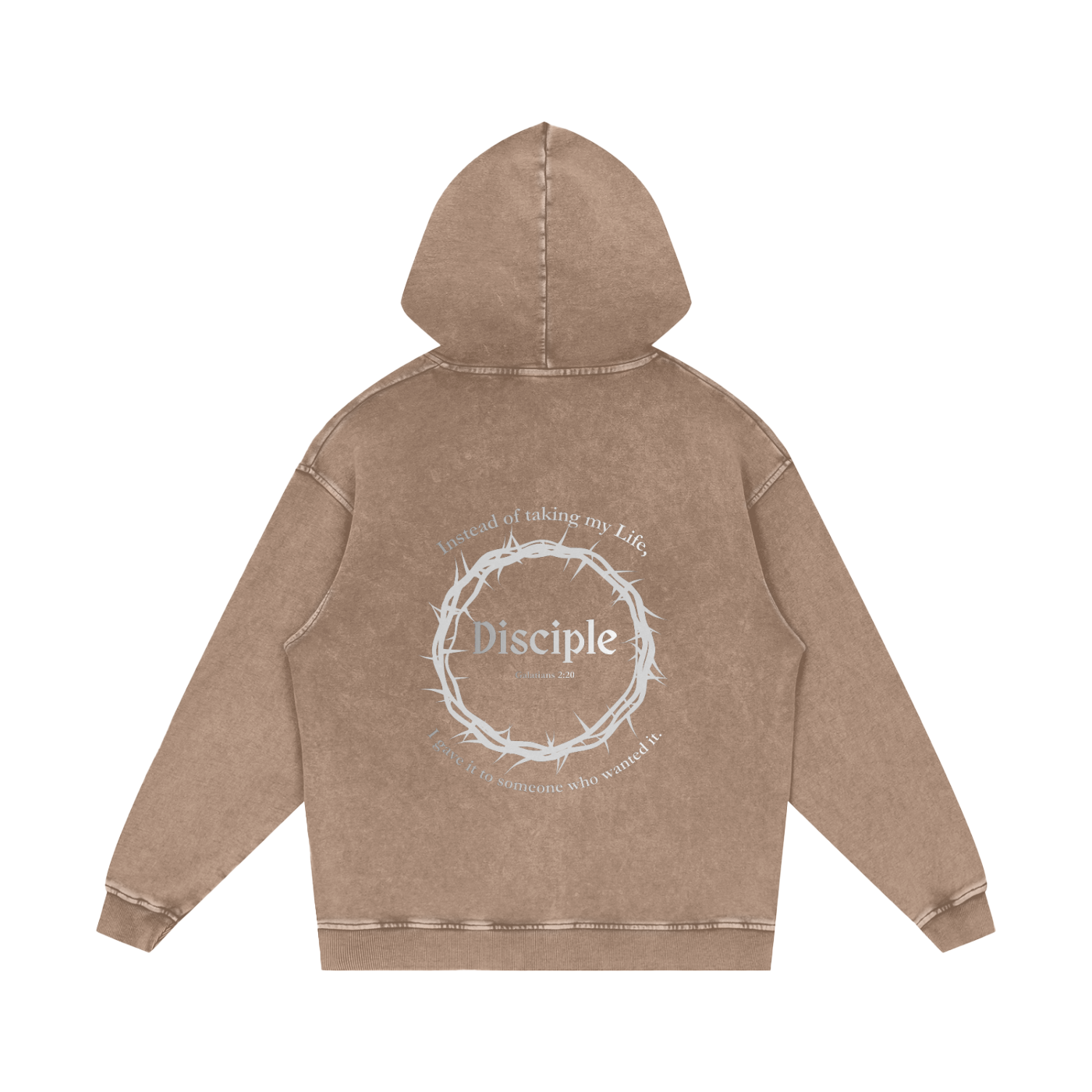Disciple Snow Washed Cotton Hoodie