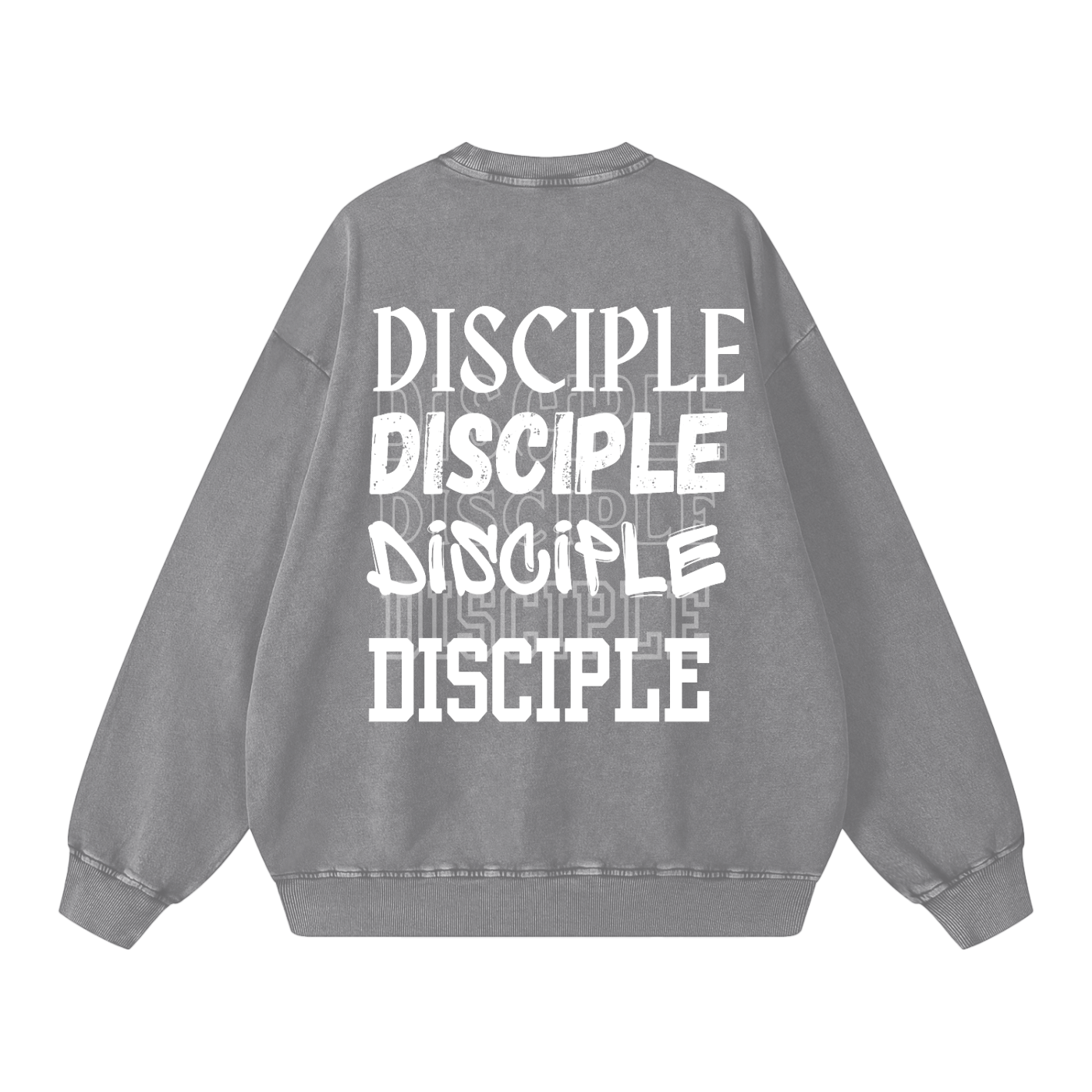 Disciple Snow Washed Oversized Sweatshirt