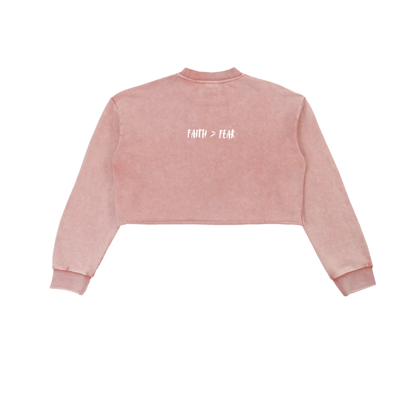 Redeemed Snow Washed Cropped Sweatshirt